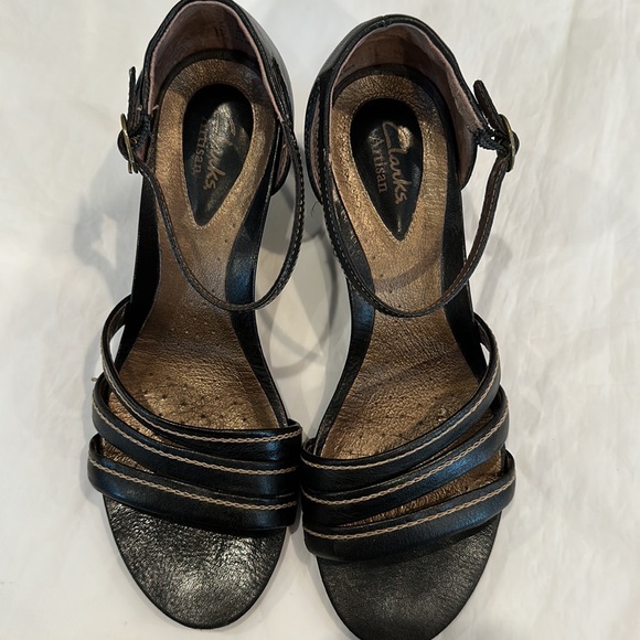Clarks Artisan Womens Wedge Sandal Size 7.5 - Picture 6 of 6